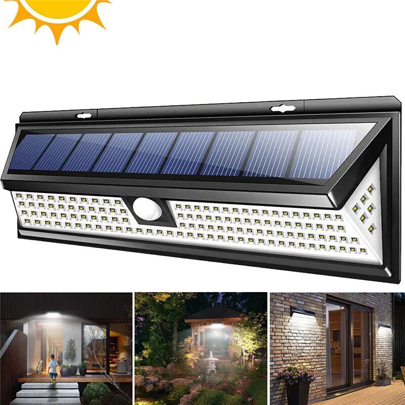lampe solaire led panneaux solaires capteur mouvement ip65 moderne extérieure sécurité jardin contemporain