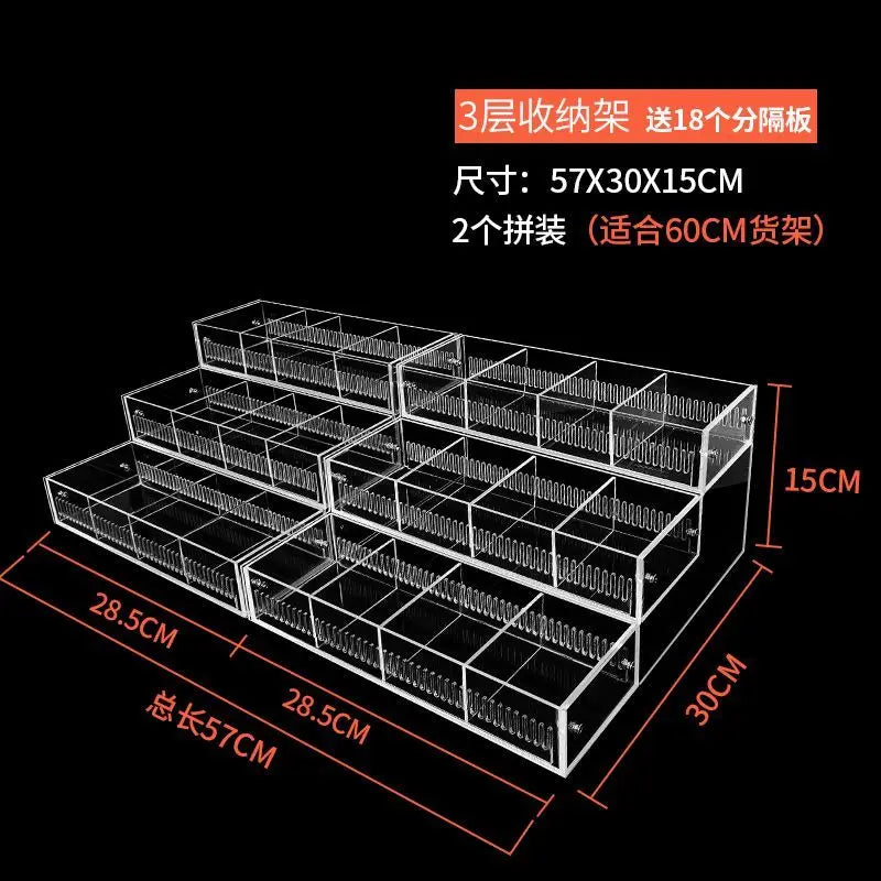 organisateur moderne réutilisable transparent pliable respectueux environnement adhésif articles divers stockage