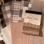 papier patchwork vintage motifs carreaux pois damasé boutons bois opaque mariage anniversaire noël création