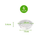 plateau plante transparent moderne 10 12 pouces adhésif concentrique rayures