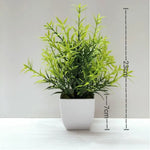 fleurs artificielles plante verte pot carré décoration intérieure extérieure moderne