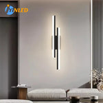 applique murale led réglable température couleur moderne minimaliste noire blanche fixée mur