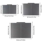 tapis cuisine moderne gris vert rayures diagonales drainage anti dérapant haute température resistant