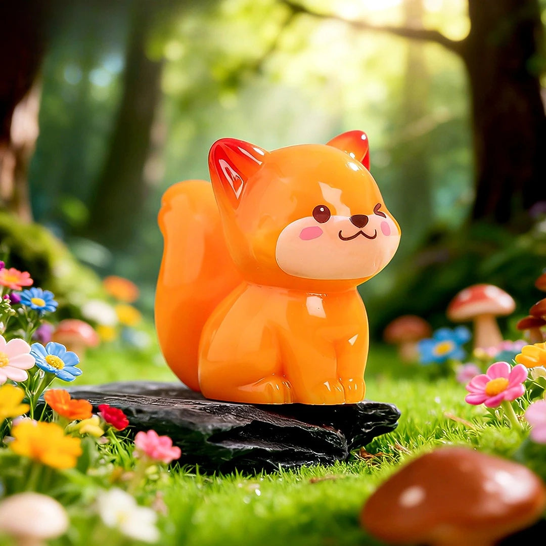 figurines chats orange résine cartoon décoration maison jardin poupées accessoire miniature collectionnéestituição: solution fournie