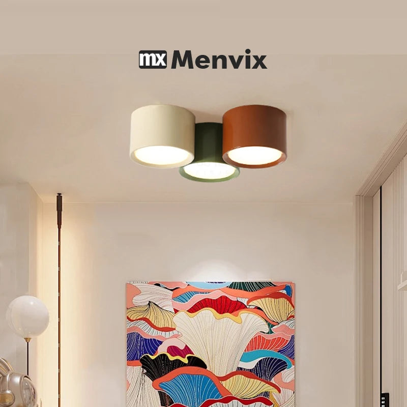 lampe moderne fer vert beige marron opacité éclairage quotidien minimaliste monté surface toucher interrupteur
