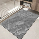 tapis moderne marbre blanc gris antidérapant résistant l'eau 50x80cm 60x90cm salon bain