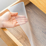 tapis protection gris clair moderne adhésif 30cm 45cm 50cm texture maille fine résistant humidité