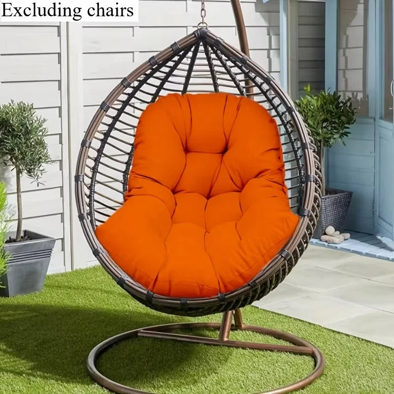coussin rembourré tissu épais couleur verte bleu marron gris moderne confortable fauteuil suspenduextérieur jardindecorationintérieur