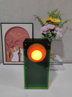 lampe led rechargeable noir orange bleu vert blanc moderne transparent ip65 télécommande