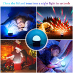 lumière led disco boule multicolore portative effet son activé moderne aimantée 3watts rechargeable câble