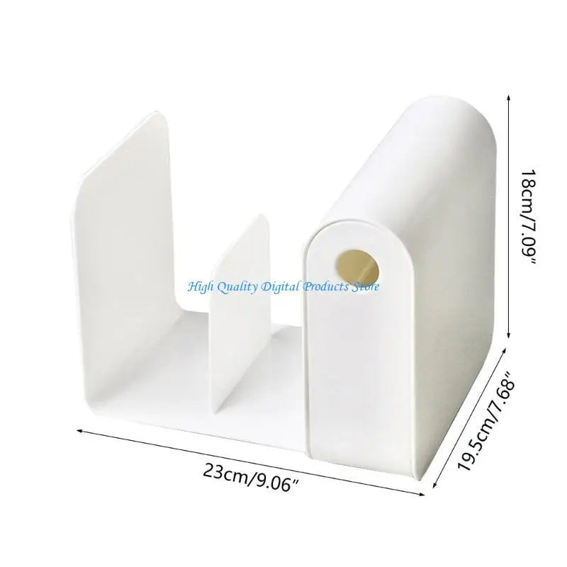 organisateur blanc minimaliste rangement livre stylo bloc notes plantes to do listiaux
