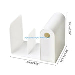 organisateur blanc minimaliste rangement livre stylo bloc notes plantes to do listiaux