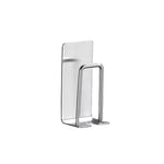 porte brosses dents acier inoxydable noir blanc argenté moderne adhésif salle bain