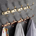 porte serviettes mural doré floral classique crochets salle bain accessoire cuisine vis fixations