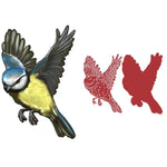 cartes postales 3d illustratives animaux fleurs oiseaux barbelés boîte lettres bouteilles herbe rouge vert
