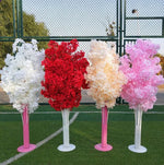 arbre artificiel fleurs modernes mariage anniversaire baby shower intérieur blanc rouge rose bleu champagne