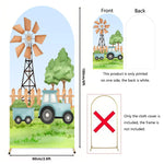 panneau décoratif animaux illustration cartoon clips enfants rouge vert bleu blanc