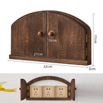 cache prise électrique moderne bois blanc marron naturel opacité vis fixation