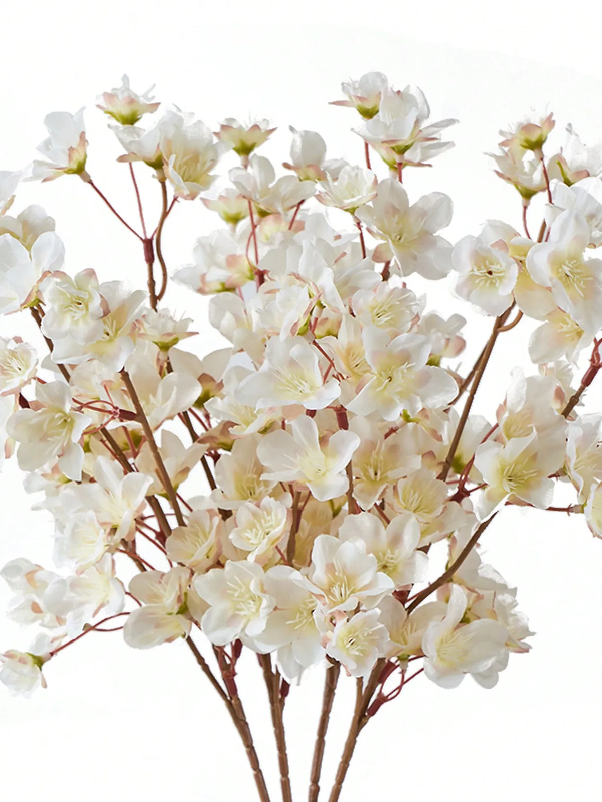 bouquets fleurs artificielles rose blanches modernes décoration intérieure mariage fête minimaliste