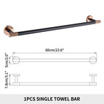 porte serviettes mural acier inoxydable noir doré argenté lisse moderne vis