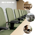 couvre chaise moderne vert olive rayures verticales polyester siège fauteuil chair decoration intérieure