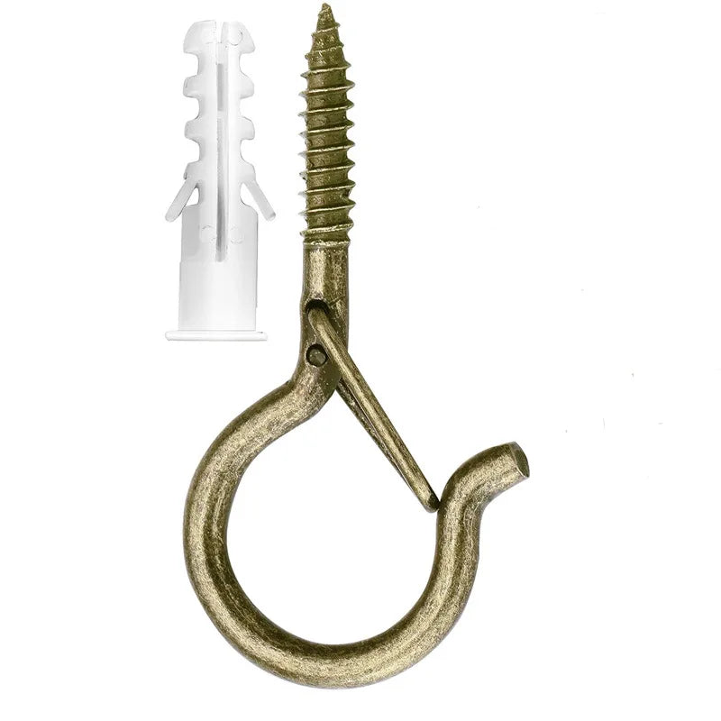 boucles suspension vis fixations noires blanches dorées argentées modernes fonctionnelles
