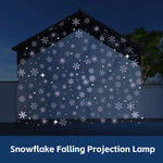 projecteur flocons neige blanc gris bleu violet moderne adhésif extérieur led certifié rohs
