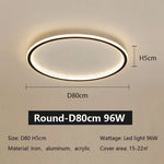 plafonnier led minimaliste blanc rectangulaire bord noir opacité télécommande inclusière