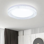 lampe moderne blanc motifs géométriques 48w 36w 24w led 90260v interrupteur tactile