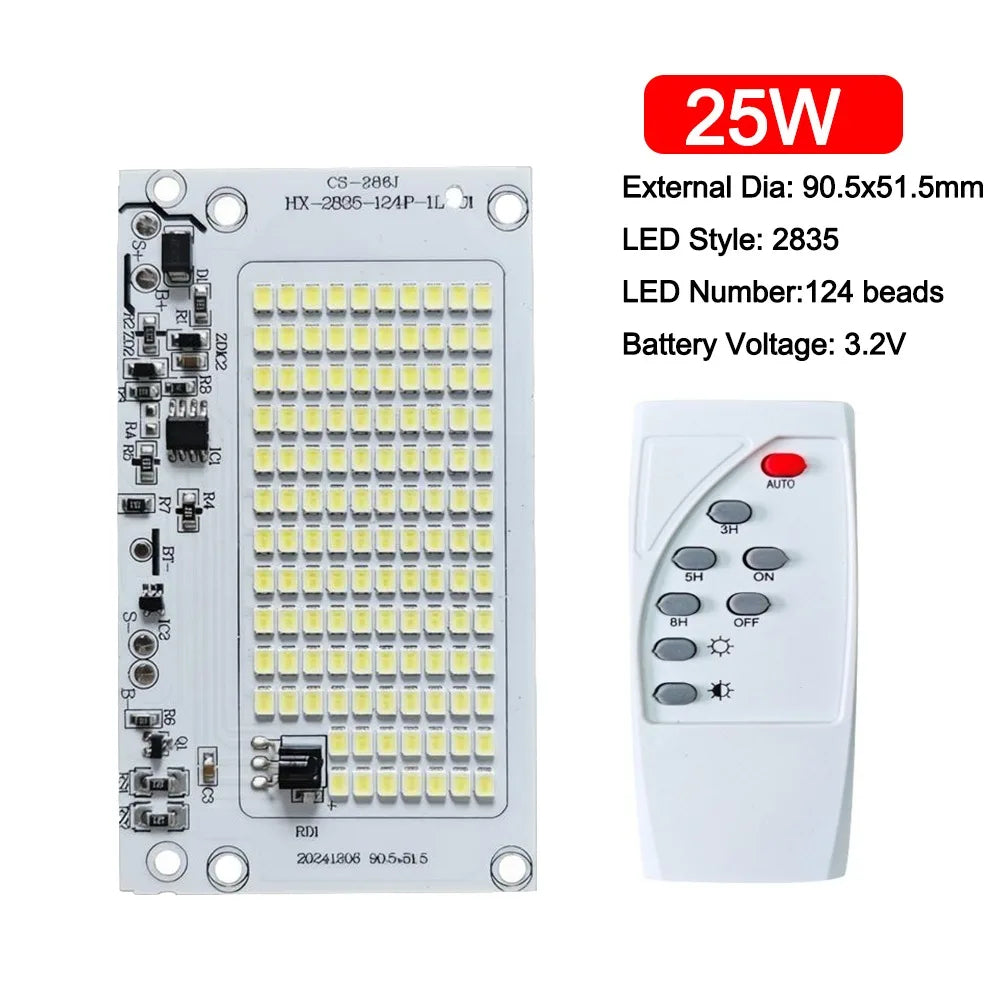 panneau led solaire blanc moderne 10w 15w 25w 40w 60w 100w led transistors condensateurs