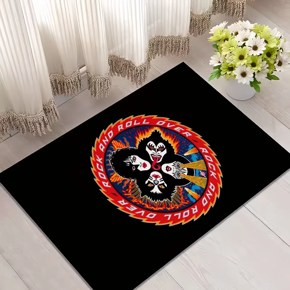 tapis moderne oriental résistant antibactéries antidérapant noir blanc rouge gris