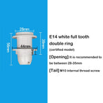 ampoules led e14 e27 blanc noir anneau fixation moderne sans visibilité fixe