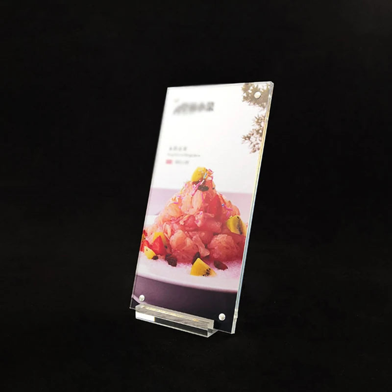 support présentation transparent moderne clips documents affiches certificats étiquettes prix a4 a5 a6 clips