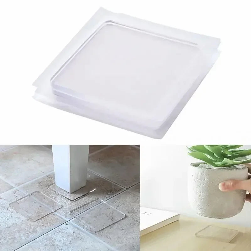patins anti vibration adhésifs transparents utilitaires minimalistes épaississant pièces meubles électroménagers maison
