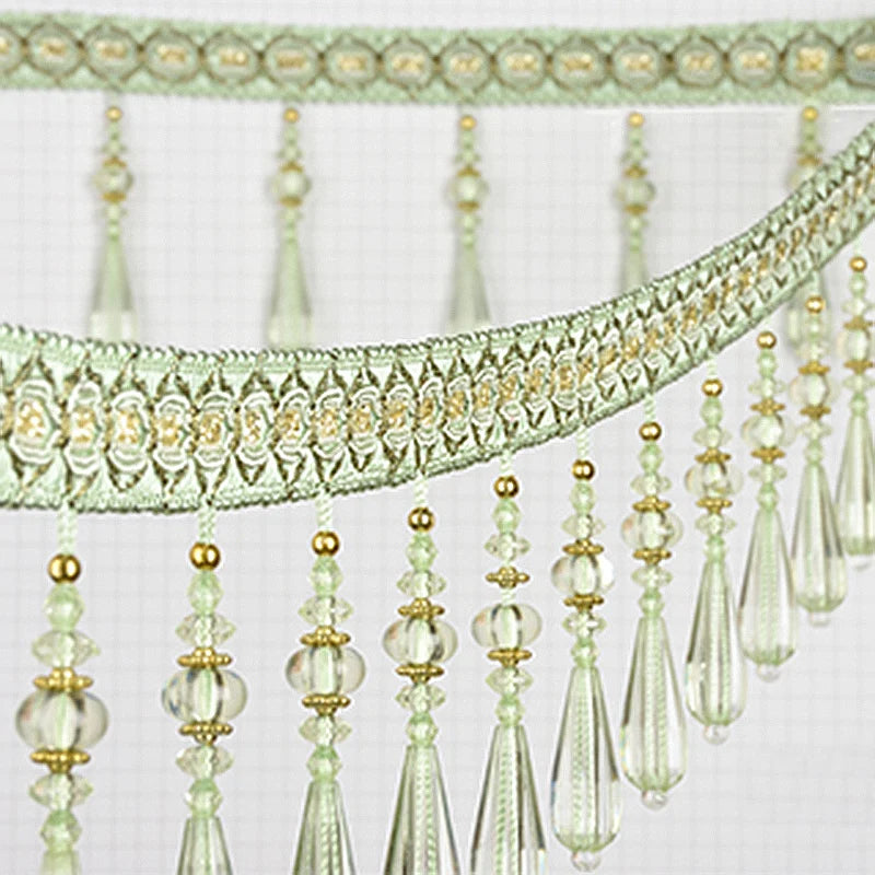 ruban décoratif or ornements floraux classique élégant pendeloques fixations invisibles textiles ornementaux
