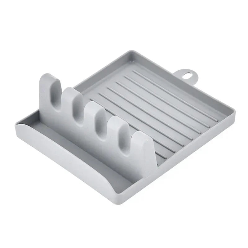 rack vaisselle moderne plastique transparent opaque clips gris blanc pratique organisation cuisine