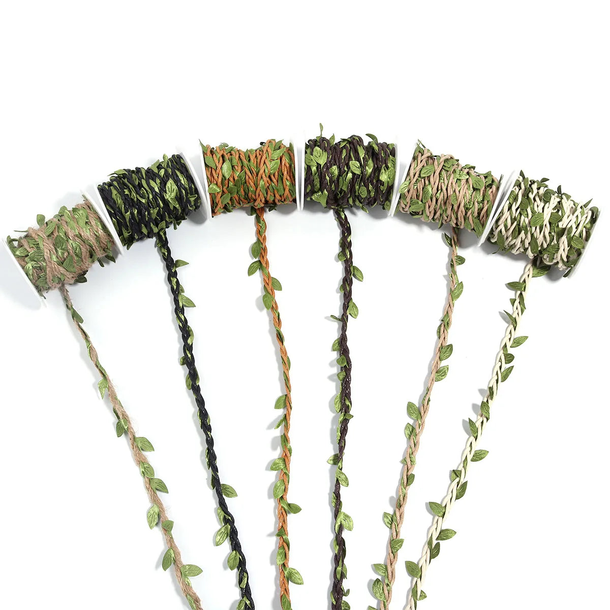 rubans décoratifs feuilles vertes imitation vigne intérieur décoration maison événement cadeau