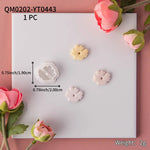 couteaux polymère bijoux pendentifs boucles oreilles motifs floraux moderne minimaliste argile PLA