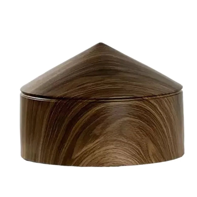 ornements decoratifs cones domes marron beige aspect bois minimaliste moderne deco maison