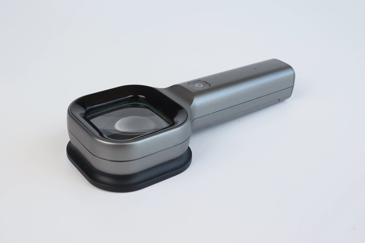 lampe portable diagnostic cutané animaux compagnie rechargeable usb gris moderne technologique