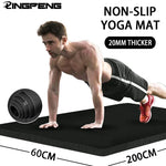 tapis yoga extra épais antidérapant noir rayures horizontales moderne cardio yoga étirements maison