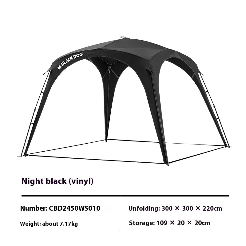 tente camping automatique imperméable grande capacité table chaises pliantes extérieur gris