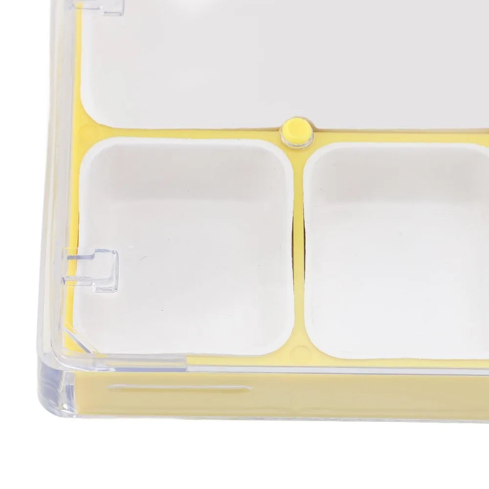 boîte rangement transparente pièces montre compartiments séparateurs pratique moderne espaces grandes petites dimensions clips