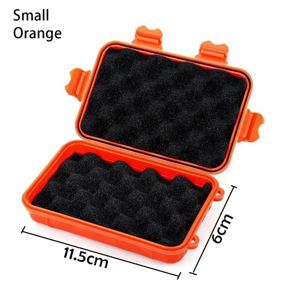 boîtes rangement réutilisables tailles poignées couleur noir orange beigeintérieur mousse noire