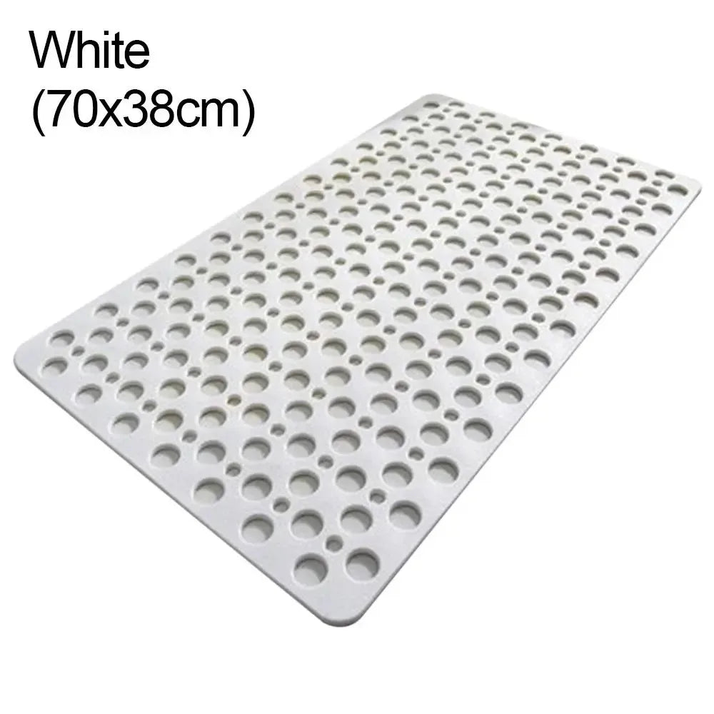 tapis bain antidérapant perforations adhésif rose bleu vert gris moderne