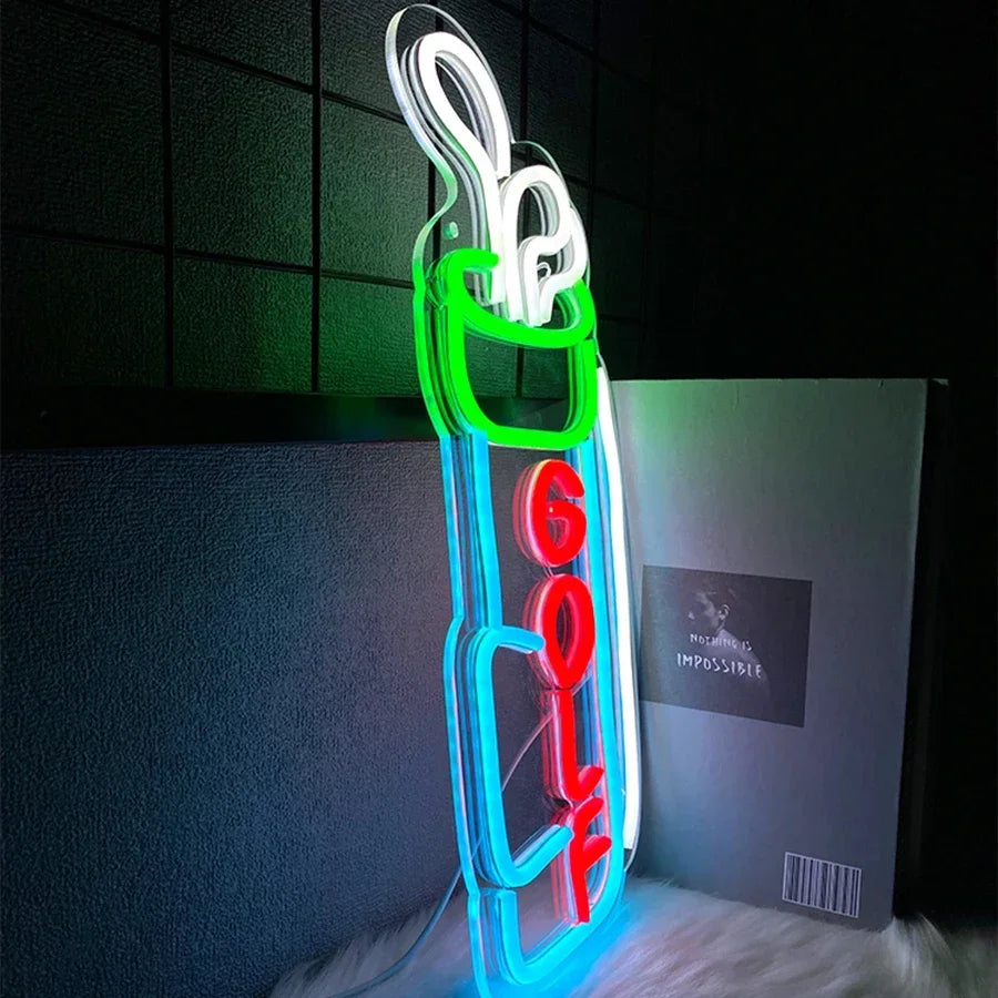 Enseigne lumineuse sportive
