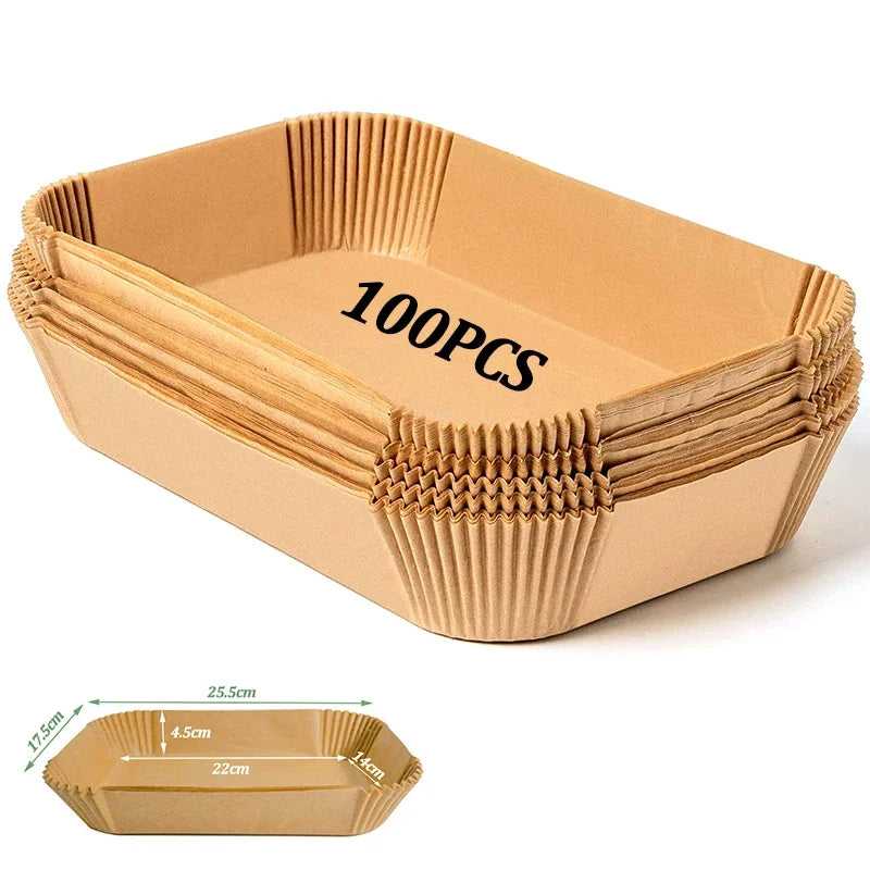 tapis cuisson marron rayures verticales pochoirs cuisine moderne 25.5cm 17.5cm 100 pièces 200 pièces