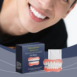 fausses dents adhésives ensemble décoration sourires blanc rose bleu violet vert