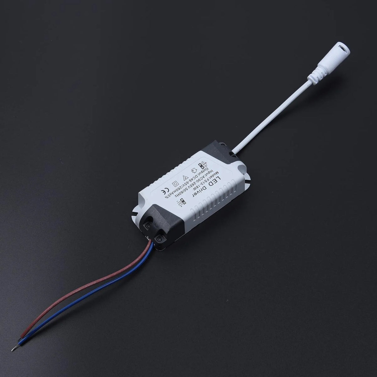 driver led alimentation électrique étanche 24w 90 265v blanc gris moderne certification
