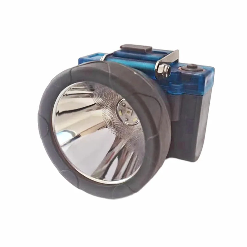 lampe torche gris bleu rechargeable 5200mAh puissante led clips moderne